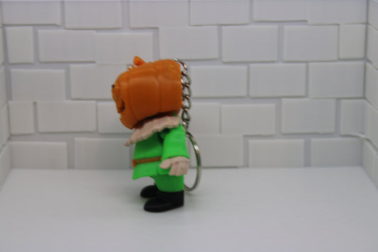 Spooky Season Companion: Pumpkin Keychain