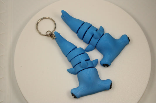 Hammerhead Shark Keychain