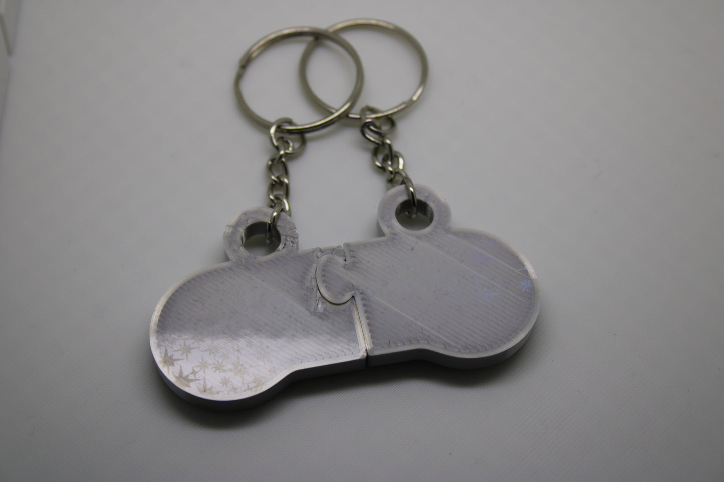 Retro Gamer's Dream: SNES Controller Matching Keychain Set