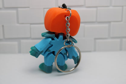 Spooky Season Companion: Pumpkin Keychain