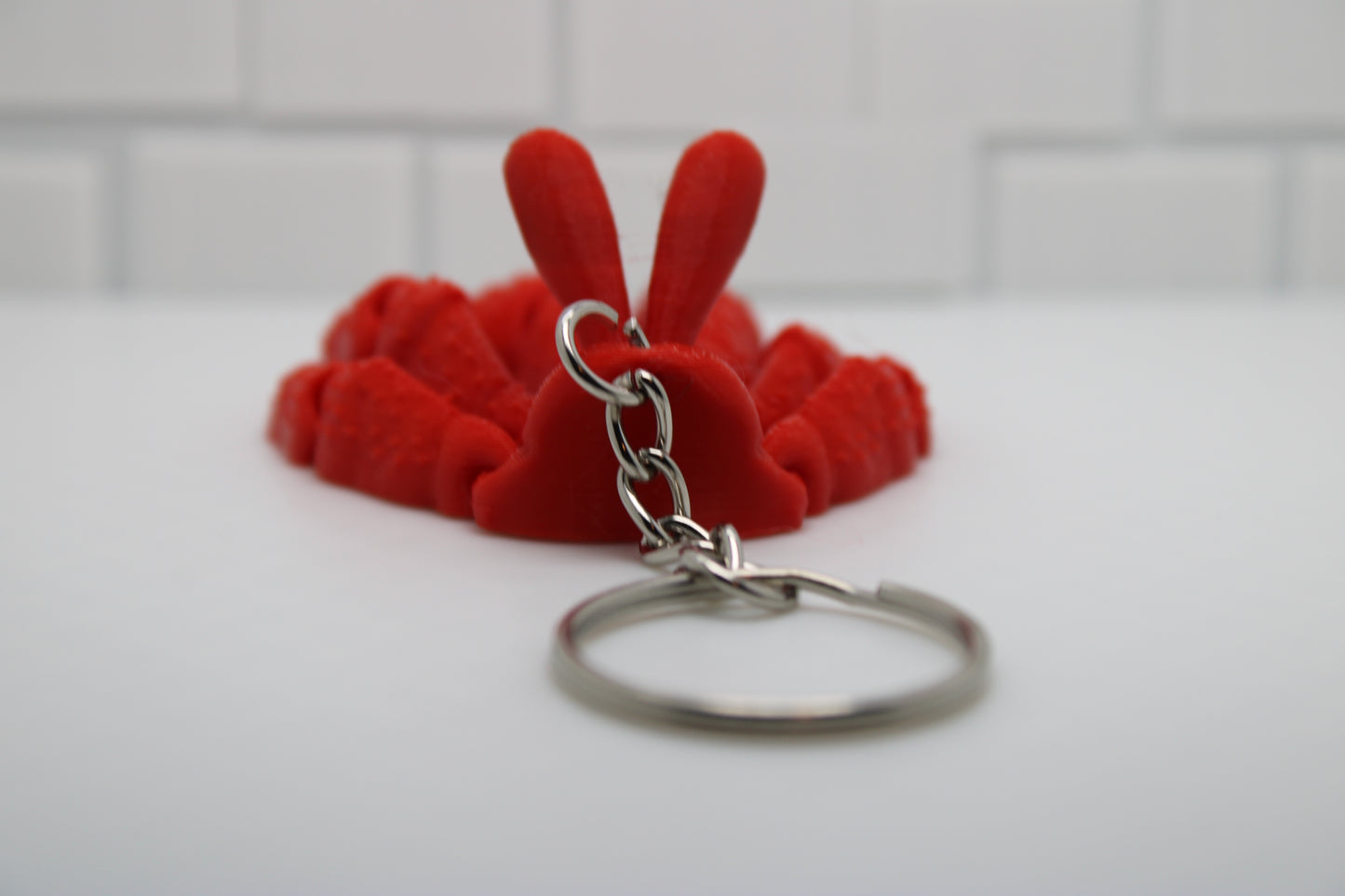 Articulated Red Lobster Keychain