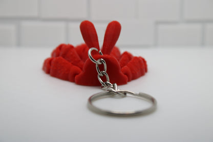 Articulated Red Lobster Keychain
