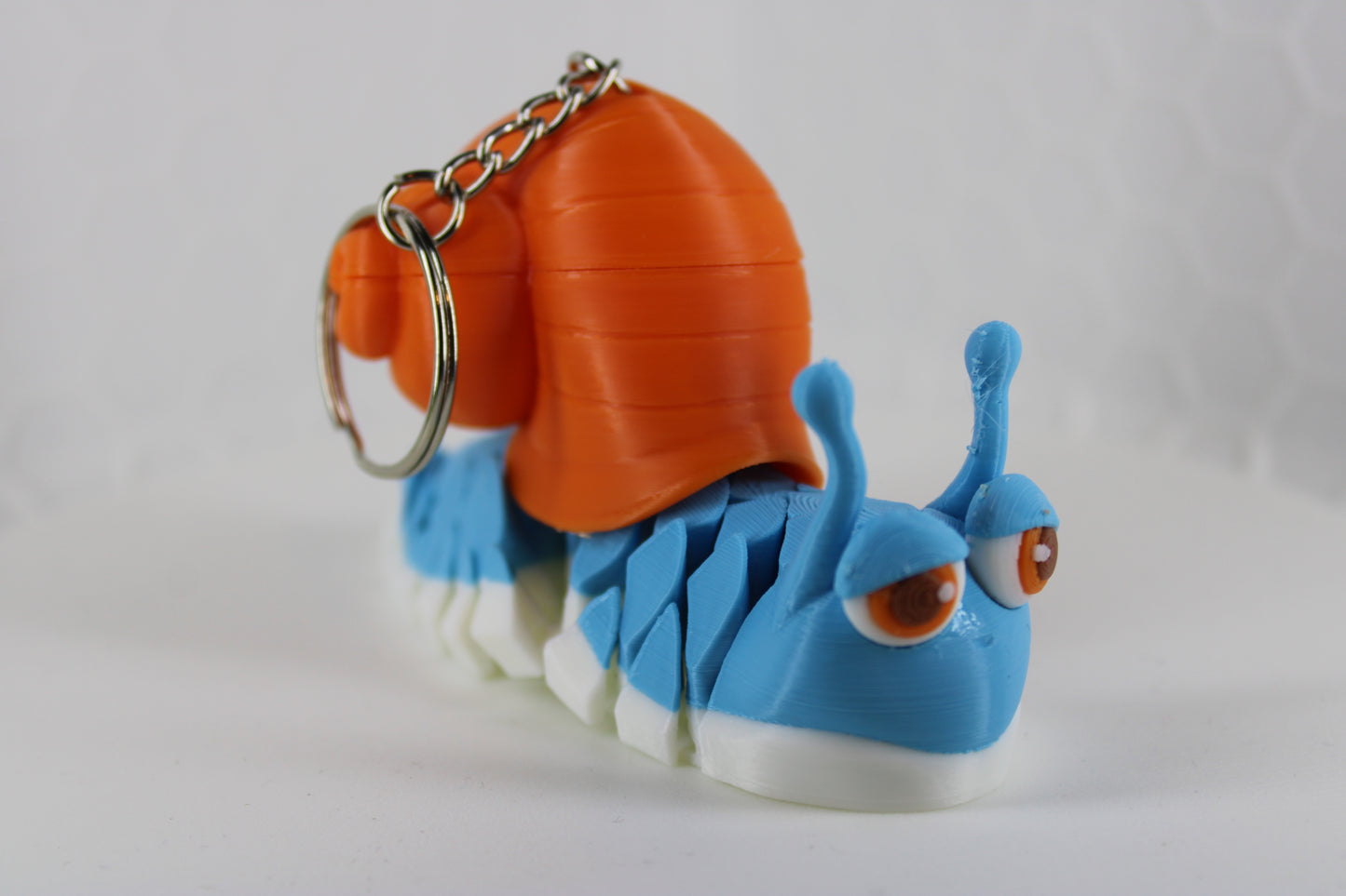 Articulated Snail Companion Keychain