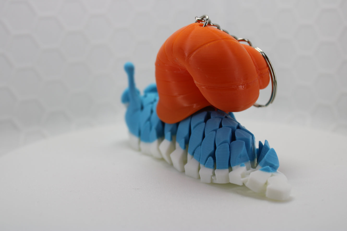 Articulated Snail Companion Keychain