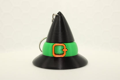 Spinning Witch Hat Fidget Keychain