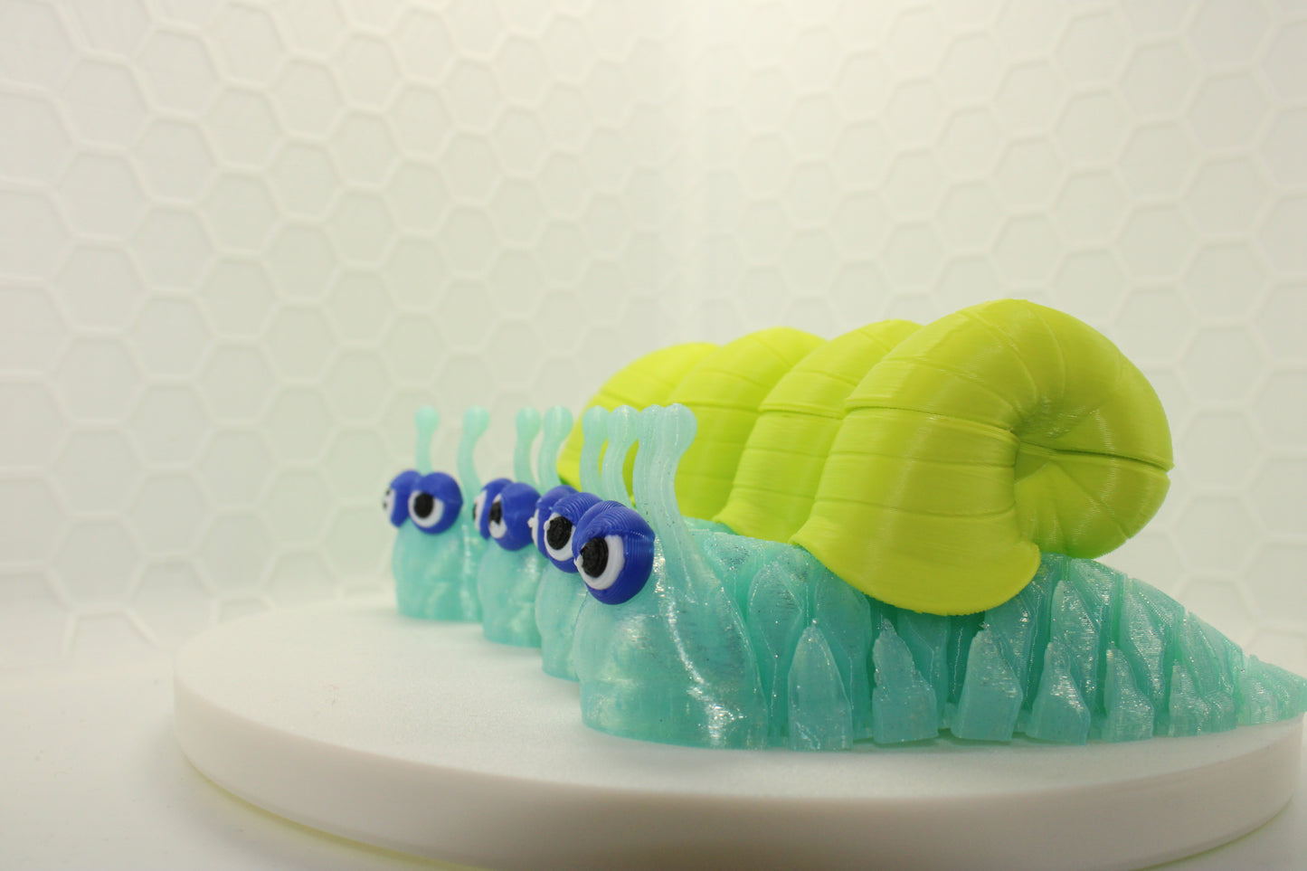 Articulated Snail Companion Keychain