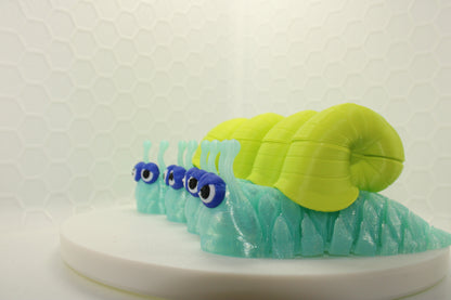 Articulated Snail Companion Keychain