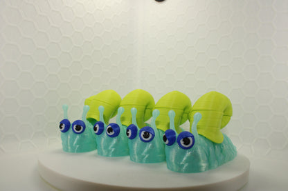 Articulated Snail Companion Keychain