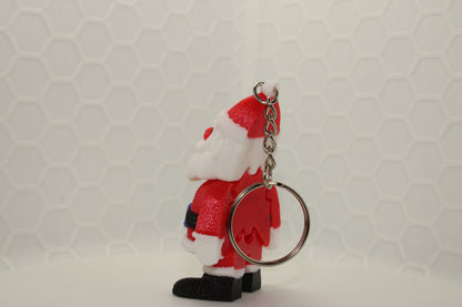 Papa St. Nick Christmas Keychain