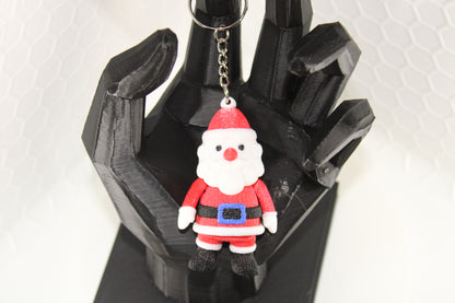 Papa St. Nick Christmas Keychain