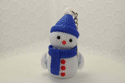 "Snow Buddy" Knitted Texture Christmas Keychain