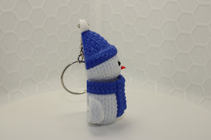 "Snow Buddy" Knitted Texture Christmas Keychain