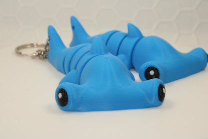 Hammerhead Shark Keychain