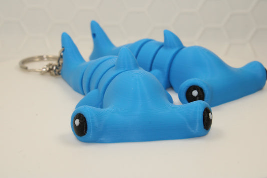 Hammerhead Shark Keychain