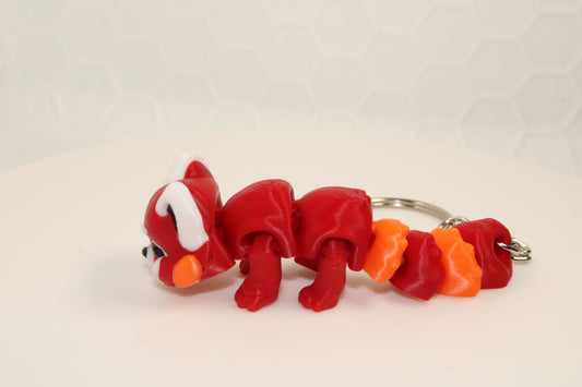 "Rascally" Red Panda Keychain