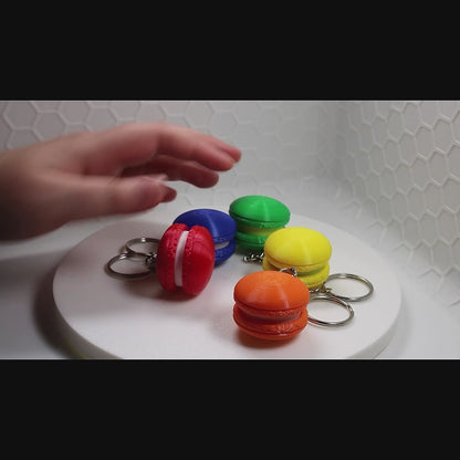Sweet Treat Macaron Keychain Collection